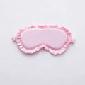 1pc Silk Ruffle Sleep Eye Mask Soft Sleeping Eye Covers Multicolor Night Dream Blackout Eye Patches for People To Sleep Better