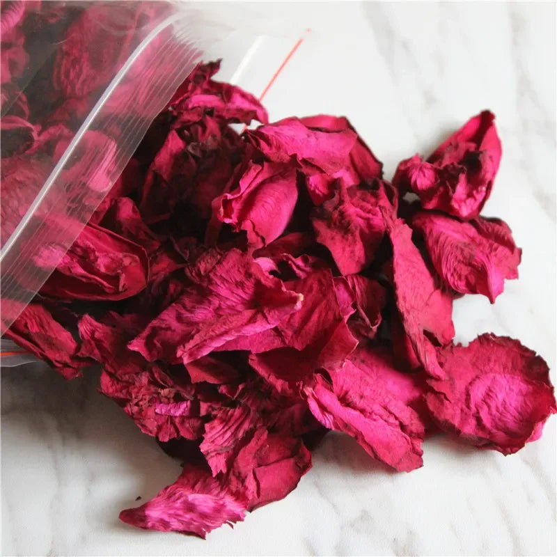 20/50/100g Dried Rose Petals Wedding Wedding Birthday Party Party Decoration Romantic Valentine's Day Decoration Home Decoration