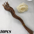 10/200PCS Reed Diffuser Sticks Long Wavy Rattan Reed Fragrance Rods Air Freshener Odor Removal for Home Decor Fragrance Sticks