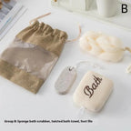 Spa Shower Gift Set for Women - Complete Bathing Kit with Sisal Gloves, Back Scrubber & Foot Care Tools