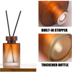 120ML Home Fragrance Diffuser Empty Bottle Party Gifts Glass Container Reed Diffuser Essential Oil Bottle DIY Home Bathroom