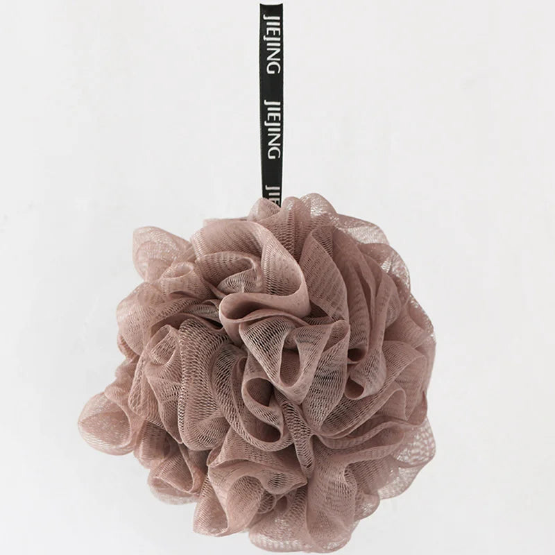 Soft Mesh Bath Sponge Balls Nylon Cleaning Brush Shower Puff Body Cleaner Exfoliating Scrubbers Bath Ball Bathroom Supplies