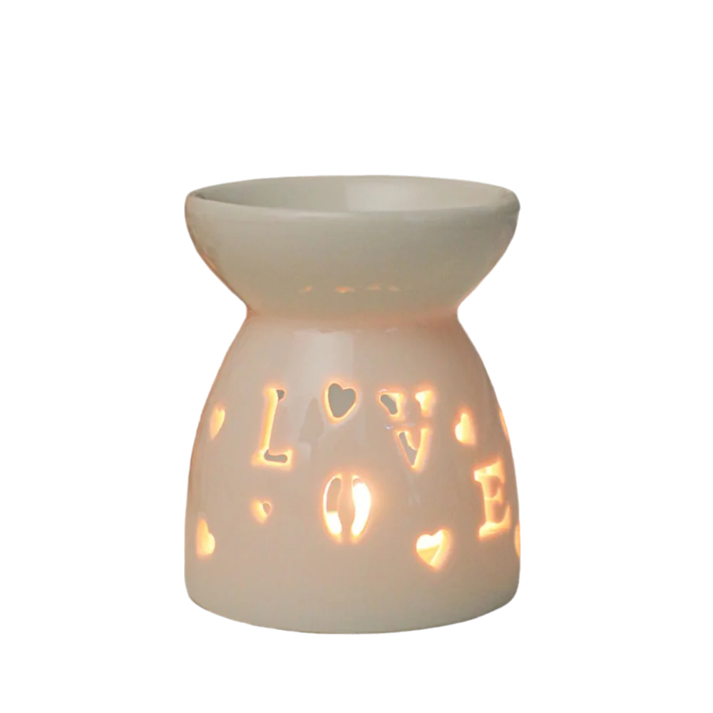 Ceramic Handicrafts Candle Holders Hollow Patterns Essential Oil Burners Candle Lamps Incense Lamps Home Living Room Decoration