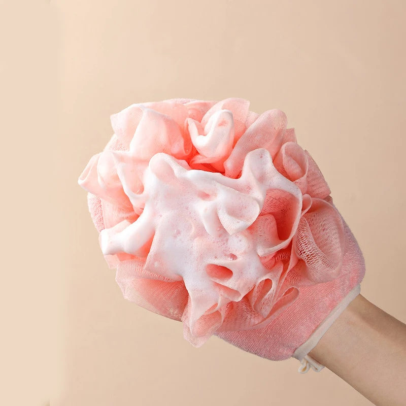 Exfoliating Bath Glove Scrub Peeling Wisp for Body Care Shower Washcloth Skin Cleansing Back Scrubber Brushes Shower Accessories