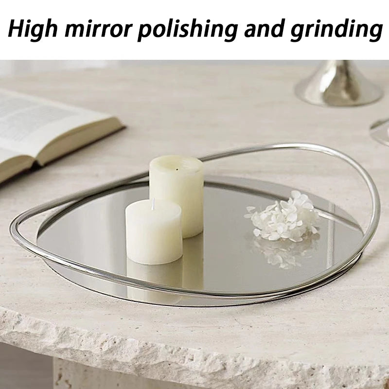 Table Decoration Trays Storage Designed Mirror Trays Provide Luxury Hospitality Tray Aesthetic Modern Centerpiece Home Decor