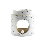 Ceramic Essential Oil Burner Incense Burner Tea Light Holder Versatile for Hotel Restaurant Tabletop Decor Yoga Spa Gift