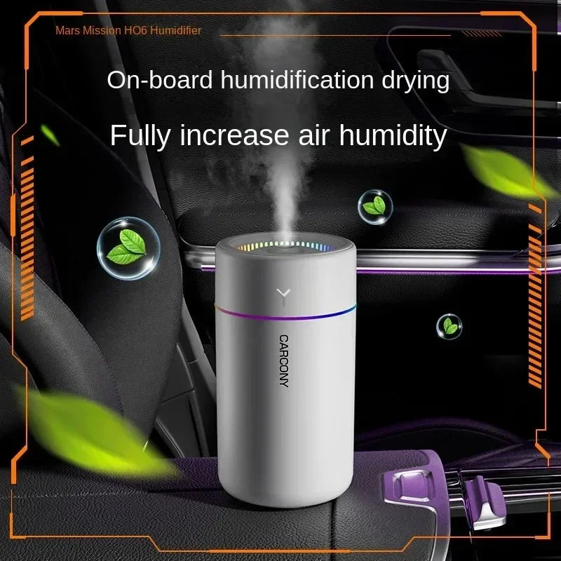 280ML Air Humidifier, Ultra Quiet Aroma Diffuser with 7-Color Mood Light, Essential Oil Aromatherapy for Home Bedroom Office Car