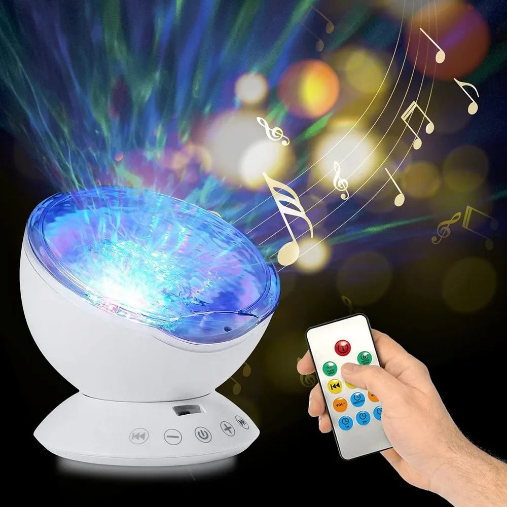 Color Changing Led Night Light Lamp &amp Realistic Aurora Star Borealis Projector, Perfect for Children and Adults Sleep Aid Lig