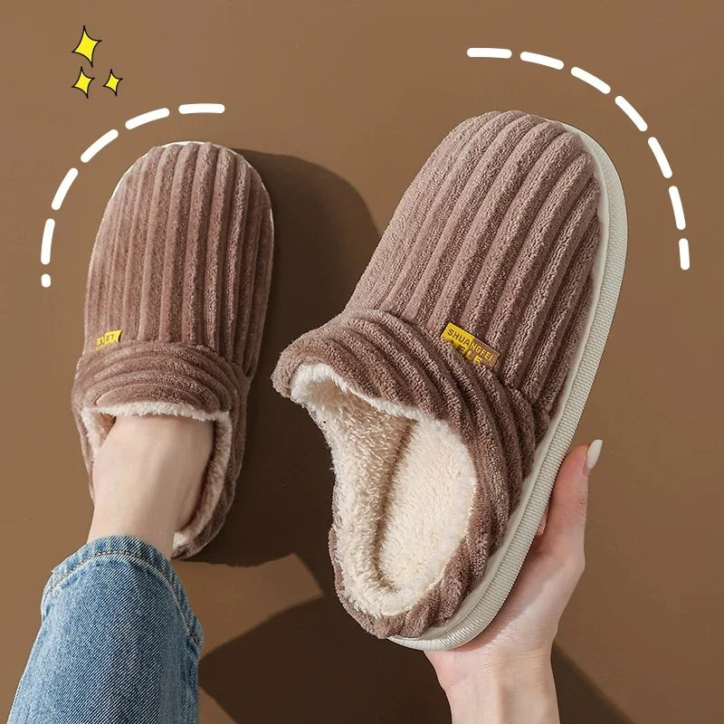Warm & Cozy Winter House Slippers for Kids – Unisex Anti-Slip Comfort