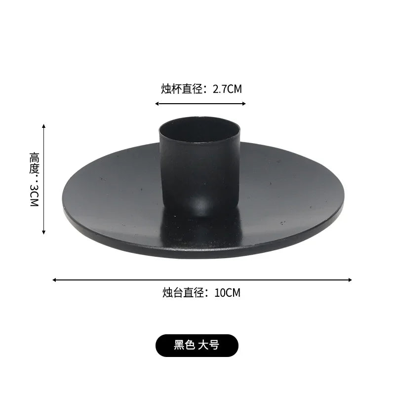 Simple Golden Candle Holders Metal Desktop Candlestick For Wedding Party Festival Candelabra Art Gifts Home Decor Candle Holders