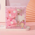 3 Pieces Beauty Tools Set with Gift Box Jade Roller Spa Headband and Gua Sha Board Girls Beauty Gift