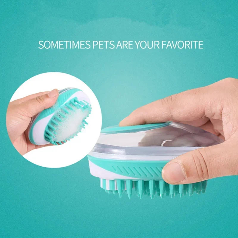 Silicone Brush for Cleaning, Grooming, Shampoo Massage, Hair Removal of Dogs and Cats in 2021 Pet Dog Bath and SPA Shower