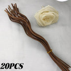 10/200PCS Reed Diffuser Sticks Long Wavy Rattan Reed Fragrance Rods Air Freshener Odor Removal for Home Decor Fragrance Sticks