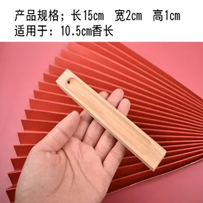 Wood Incense Stick Holder Line Incense Burner Wooden Crafts Sandalwood Coil Base Home Decoration