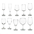 Wine Outside Unbreakable Wine Glasses Dishwasher-Proof,Elegant Plastic Stemless Wine Glass | Reusable | Ideal for Homes & Bars