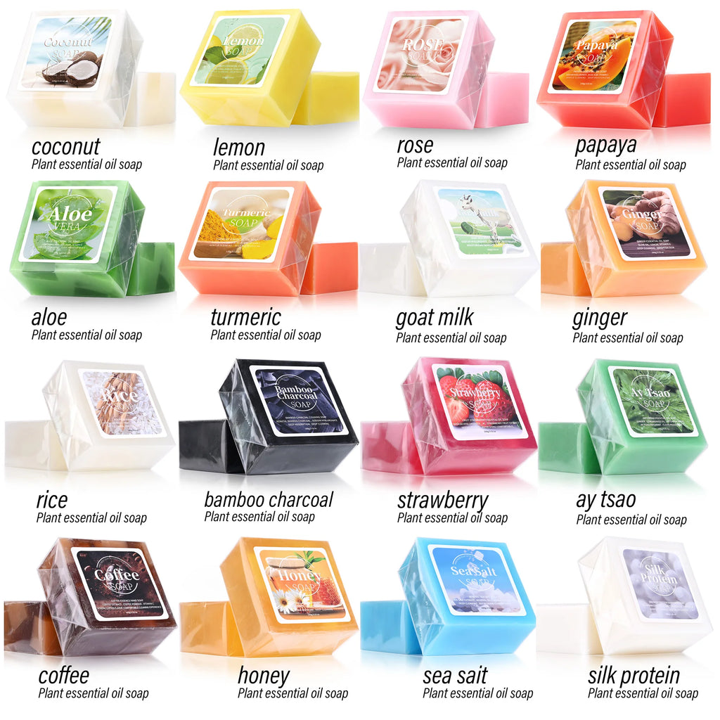 B+Hyaluronic Acid Sea Salt Deep Cleaning Handmade Soap For Cleansing And Bathing 100G Portable Travel Cleaning Soap