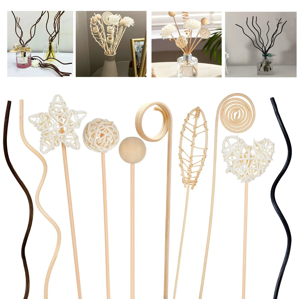 5/15pcs 3mm Reed Diffuser Replacement Stick DIY Handmade Home Decor Extra Thick Rattan Aromatherapy Diffuser Refill Sticks