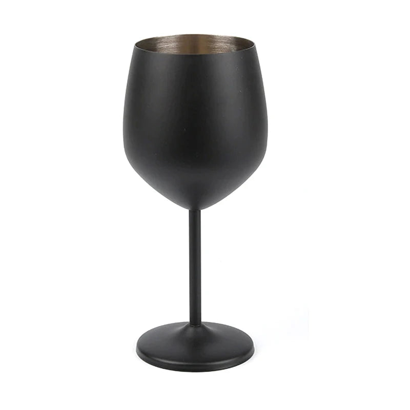 500ml Stainless Steel Glass Cocktail Creative Wine Glass Bar Restaurant Champagne Glass Red Wine Glass Drinkware Barware Cup