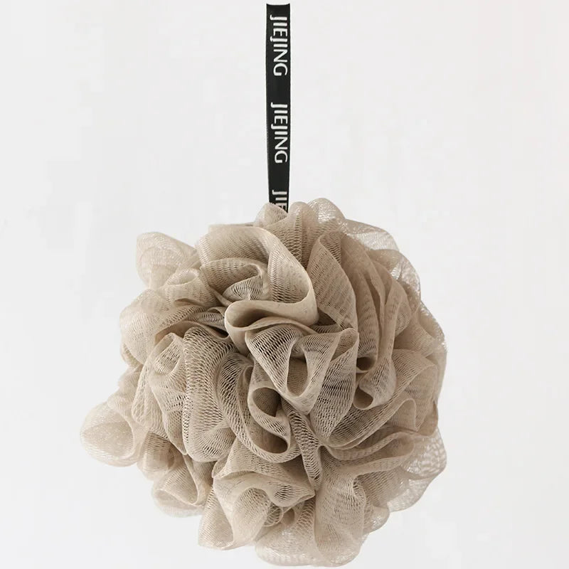 Soft Mesh Bath Sponge Balls Body Cleaner Exfoliating Scrubbers Bath Ball Nylon Cleaning Brushes Shower Puff Bath Flower