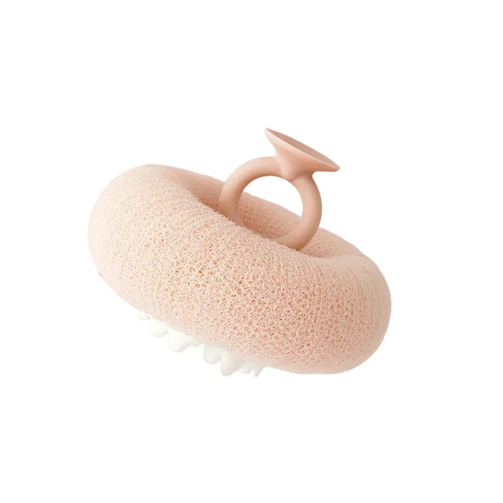 Sunflower Shower Ball Super Soft Massage Bath Ball Bath Towel Mud Sponge Bathroom Accessories with Suction Cup Round Brush