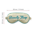 Embroidered Silk Sleep Mask Silk Eye Mask Soft Blackout Blindfold With Adjustable Strap Sleeping Eye Cover Mask For Travel
