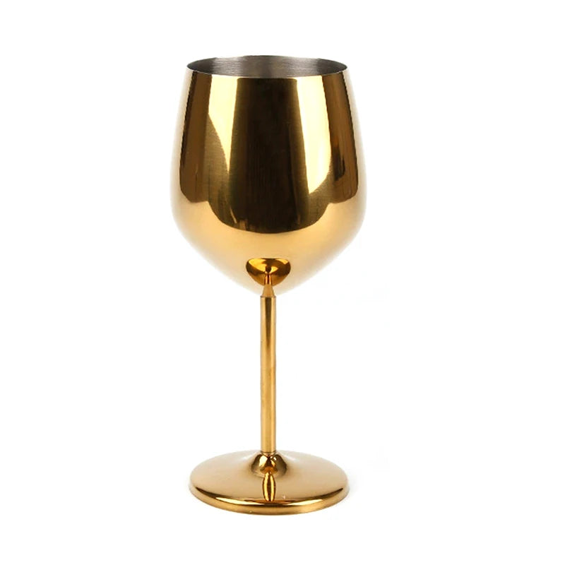 500ml Stainless Steel Glass Cocktail Creative Wine Glass Bar Restaurant Champagne Glass Red Wine Glass Drinkware Barware Cup