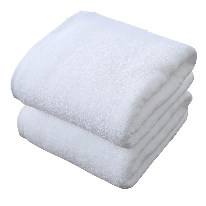 80*180/100*200cm White Large Bath Towel Thick Cotton Shower Towels Home Bathroom Hotel Adults Toalha de banho Serviette de bain