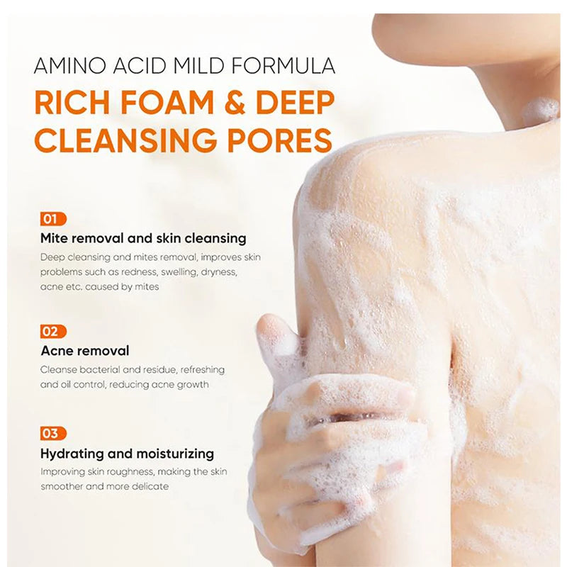 Brand Oil Control Anti-mite Shower Gel Mild Body Wash Deep Clean Pore Hydrating For Soft Smooth Skin Men Women Body Wash Gel Hot