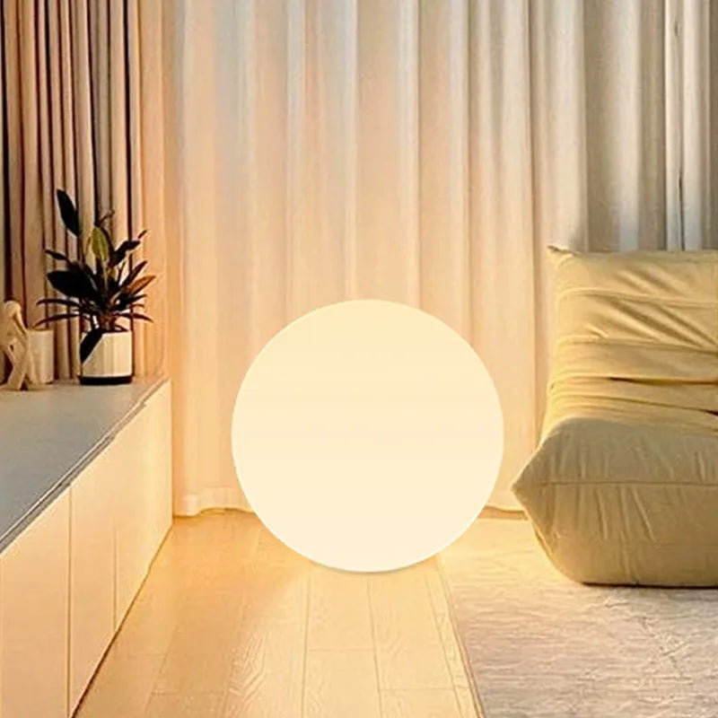 LED Ball Lamp Luminous Globe Light Tricolor or RGB Dimmable USB Rechargebale/AC Powered for Home Decor Bedroom Foyer Living Room
