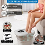 Home Smart Portable Foot Soaking Basin Automatic Heating Electric Foot Massager Constant Temperature Footbath Spa Soaker