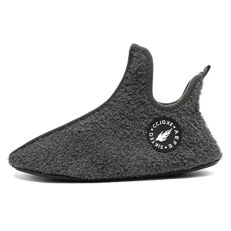 Winter Slippers Men Couples Slippers Non-slip Warm Women and Men Slipper Indoor Soft Shoes Comfortable Flat Home Cotton Shoes