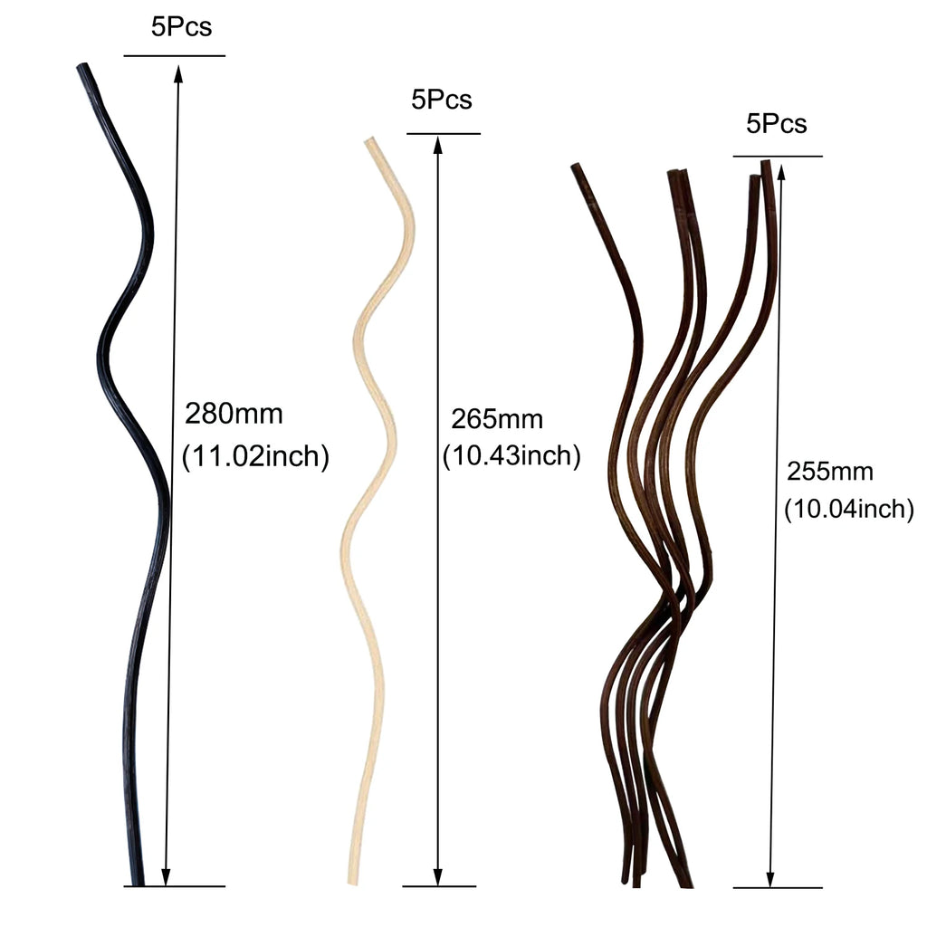 5/15pcs 3mm Reed Diffuser Replacement Stick DIY Handmade Home Decor Extra Thick Rattan Aromatherapy Diffuser Refill Sticks