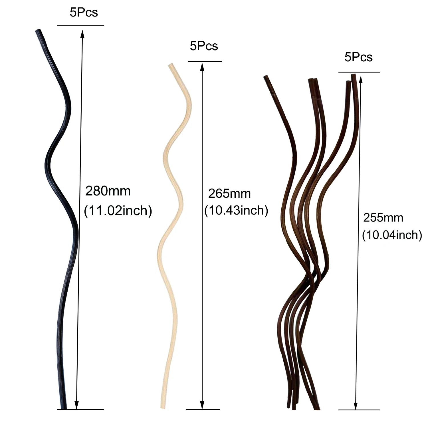 5/15pcs 3mm Reed Diffuser Replacement Stick DIY Handmade Home Decor Extra Thick Rattan Aromatherapy Diffuser Refill Sticks