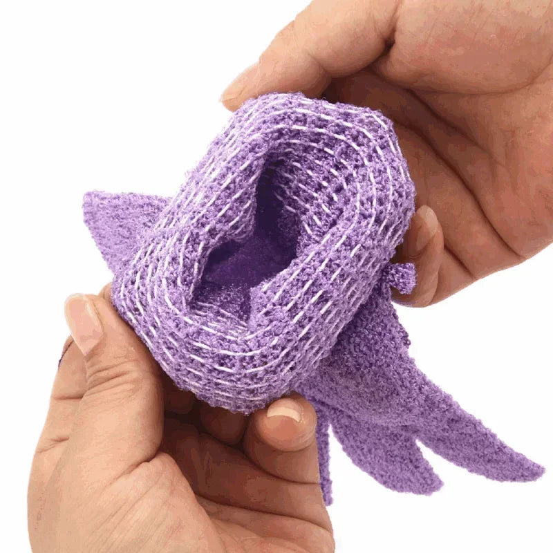 3/15pcs Body Cleaning Washcloth Wash Cloth Exfoliating Body Massage Sponge Shower Scrubber Back Scrub Moisturizing Spa Supplies