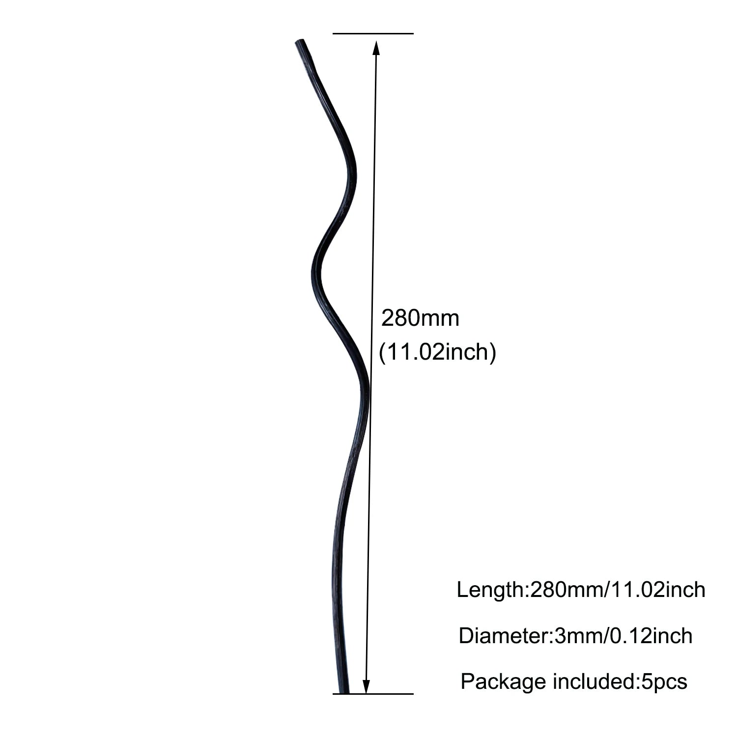 5/15pcs 3mm Reed Diffuser Replacement Stick DIY Handmade Home Decor Extra Thick Rattan Aromatherapy Diffuser Refill Sticks