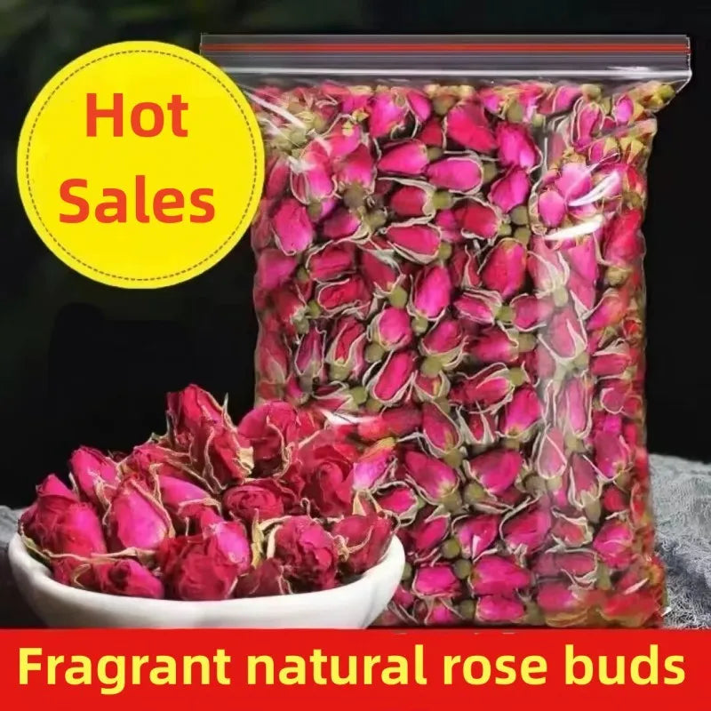 Top Natural Rose Dried Flowers Organic Rose Buds For Incense Sachet Beauty Home Soap Perfume Wedding Candle Making Outdoor Decor