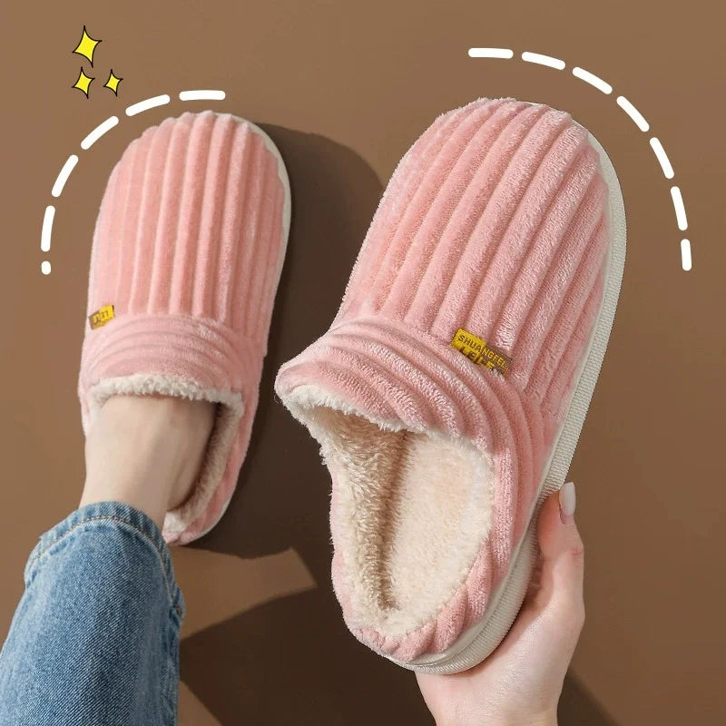 Warm & Cozy Winter House Slippers for Kids – Unisex Anti-Slip Comfort