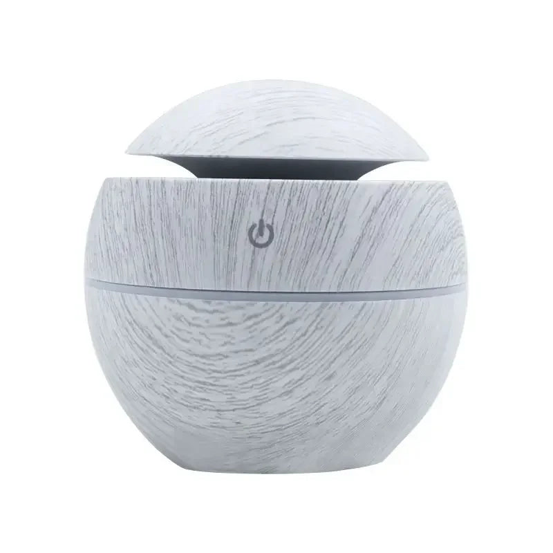Essential Oil Aroma Diffuser USB Ultrasonic Cool Mist Sprayer Wood Grain Air Humidifier Electric Purifier for Home , Car, office