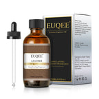 EUQEE 60ml (2 Fl.Oz.) Men's Fragrance Oil For Reed Diffuser, Car Diffusion-Leather Coffee Bamboo & Teak Bay Rum Aromatherapy Oil