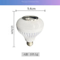 LED Bluetooth music light bulb RGB Colorful Color Change Wireless remote control Bulbs With speaker  intelligent bulb