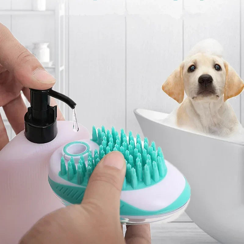 Silicone Brush for Cleaning, Grooming, Shampoo Massage, Hair Removal of Dogs and Cats in 2021 Pet Dog Bath and SPA Shower