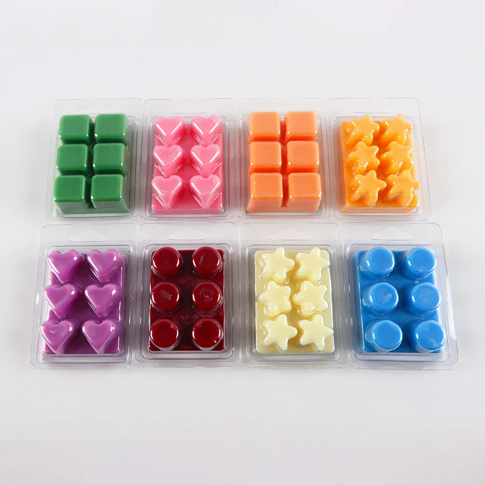 8 Packs Scented Wax Melts Assorted Soy Wax Warmer Cubes for DIY Scented Soy Essential Oil Candles Beginners Professionals