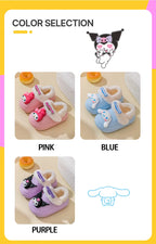Cute & Cozy Waterproof Cartoon Slippers for Boys & Girls – Winter House Shoes