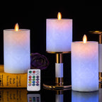 3/1Pcs Real Wax Led Candles with Remote Led Flameless Electric Candles Lamp Tealight Candle for Home Wedding Decor Night Light