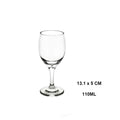Wine Outside Unbreakable Wine Glasses Dishwasher-Proof,Elegant Plastic Stemless Wine Glass | Reusable | Ideal for Homes & Bars