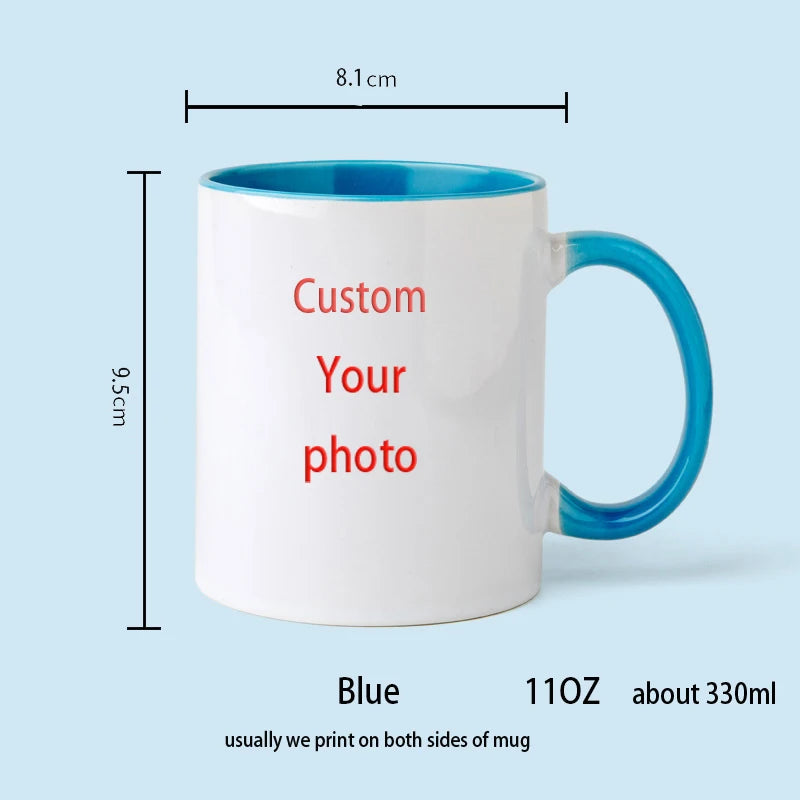 Personalized Your Photo Mug, Custom NAME Logo TEXT Cup,Customize Coffee Mugs, Tea Cups, Mothers day, Wedding Surprised Gift