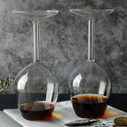 Upside Down Wine Glass Classic Drinkware Bachelor Creative Unique Red Wine Glass Must have for parties Wine Lovers