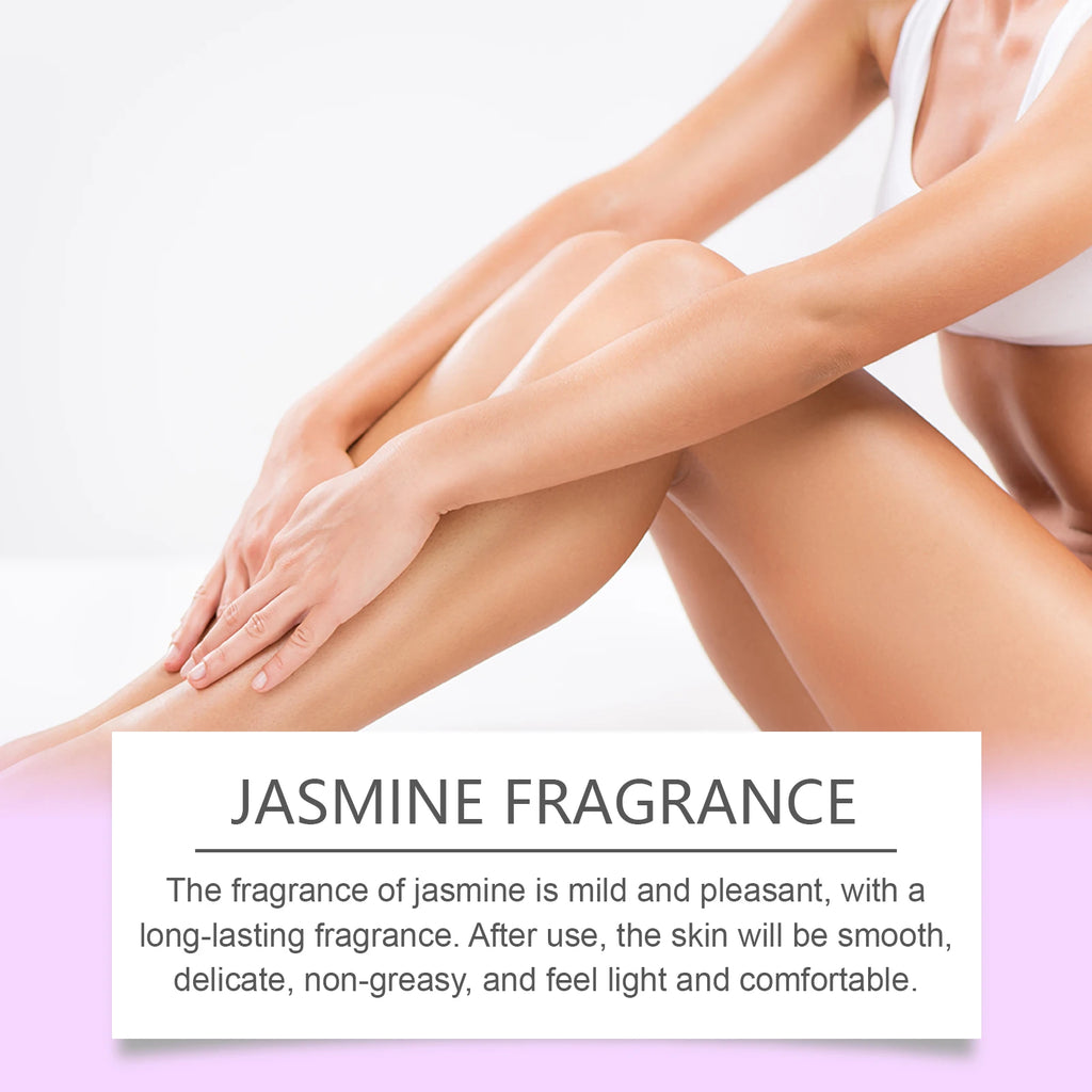 Herbal Floral Warm Nourishing Shower Gel Long-Lasting Jasmine Fragrance Moisturizing Clean Skin Care Bath Gel