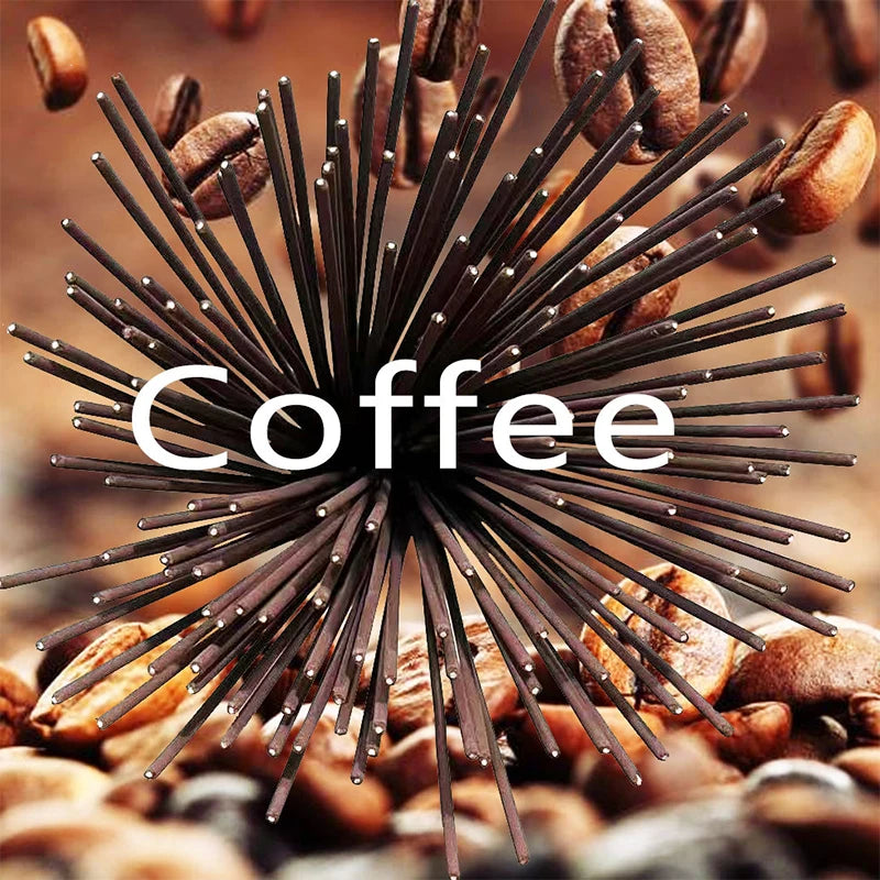 141Pcs High Grade Coffee Scented Incense Sticks Made of Natural Fragrance Powder Must Have for Home with Long Lasting Fragrance