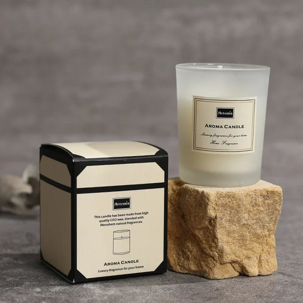 Romantic Long-Lasting Aromatherapy Candles for Festive Home Ambiance Enchanting Freshness Ideal Gift for Christmas